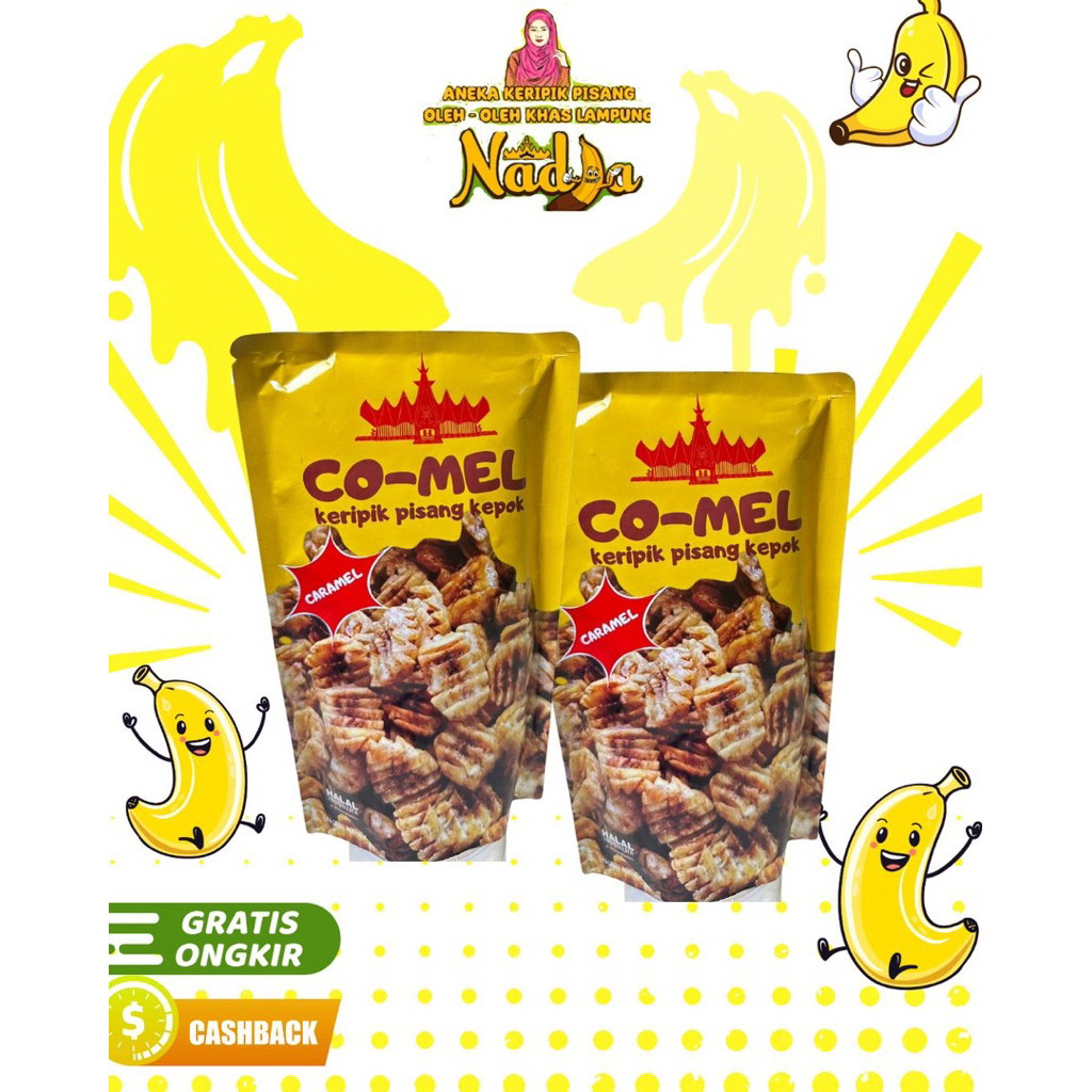 

co-mel si coklat meler | keripik Nadia