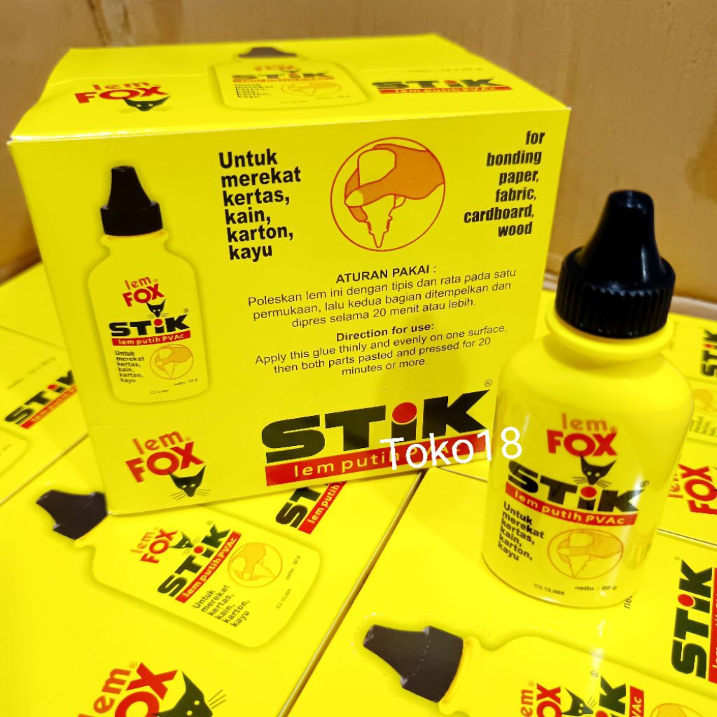 

Lem Fox Stik 60 Gram