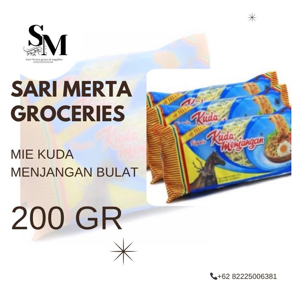 

Mie Kuda Menjangan Bulat