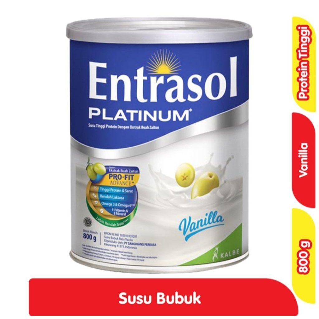 

Entrasol Platinum Vanila 800G