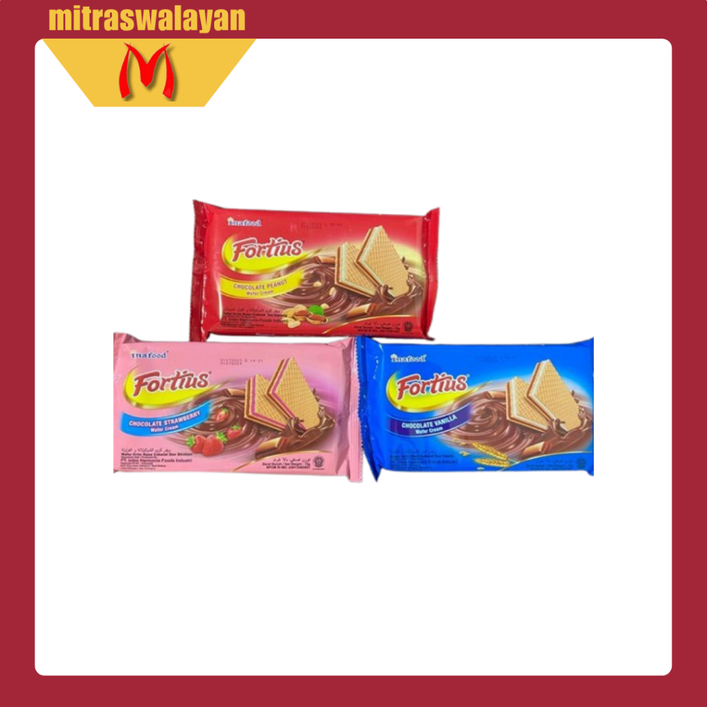 

FORTIUS Wafer Aneka Rasa Kemasan 70 gr
