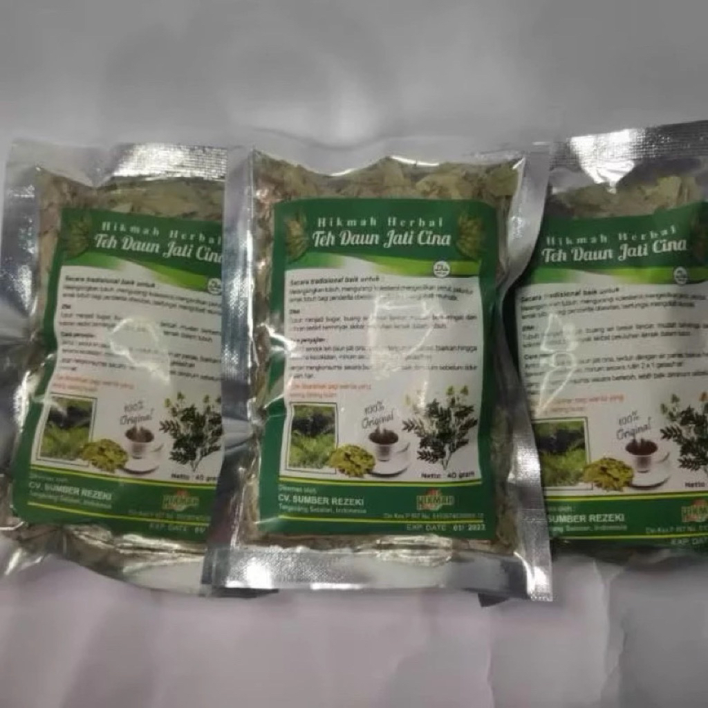 

( BISA COD ) HALAL MUI Teh Daun Jati Cina Original 100% alami Herbal Teh Pelangsing Penurun Berat Badan