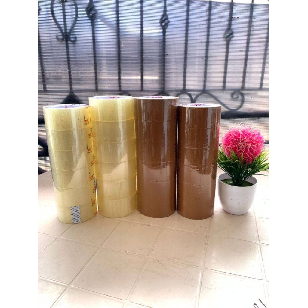 

solatip / isolasi murah / 45mm x 72 yard dan 48mm x 100 yard, grosir lakban murah