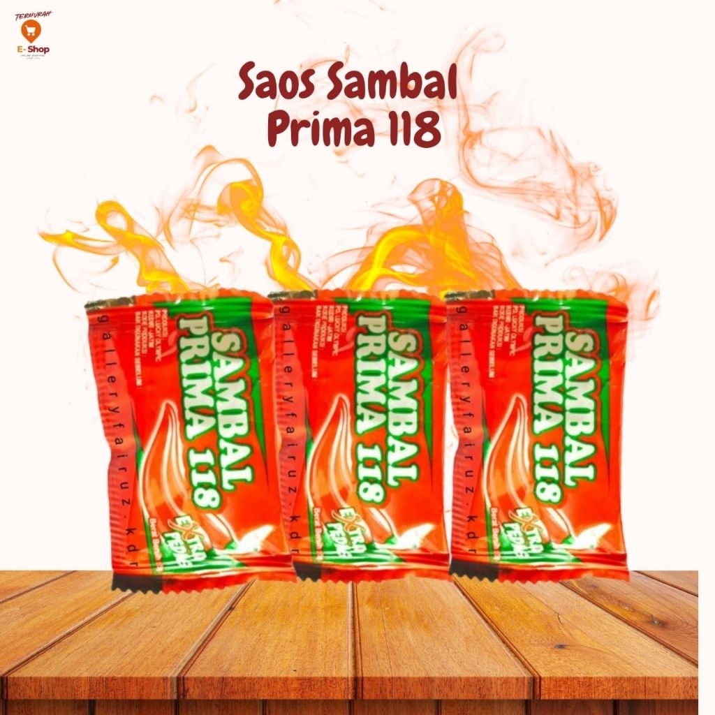 

Saos Prima 118 Sachet 4 gram 1 pack isi 200 pcs