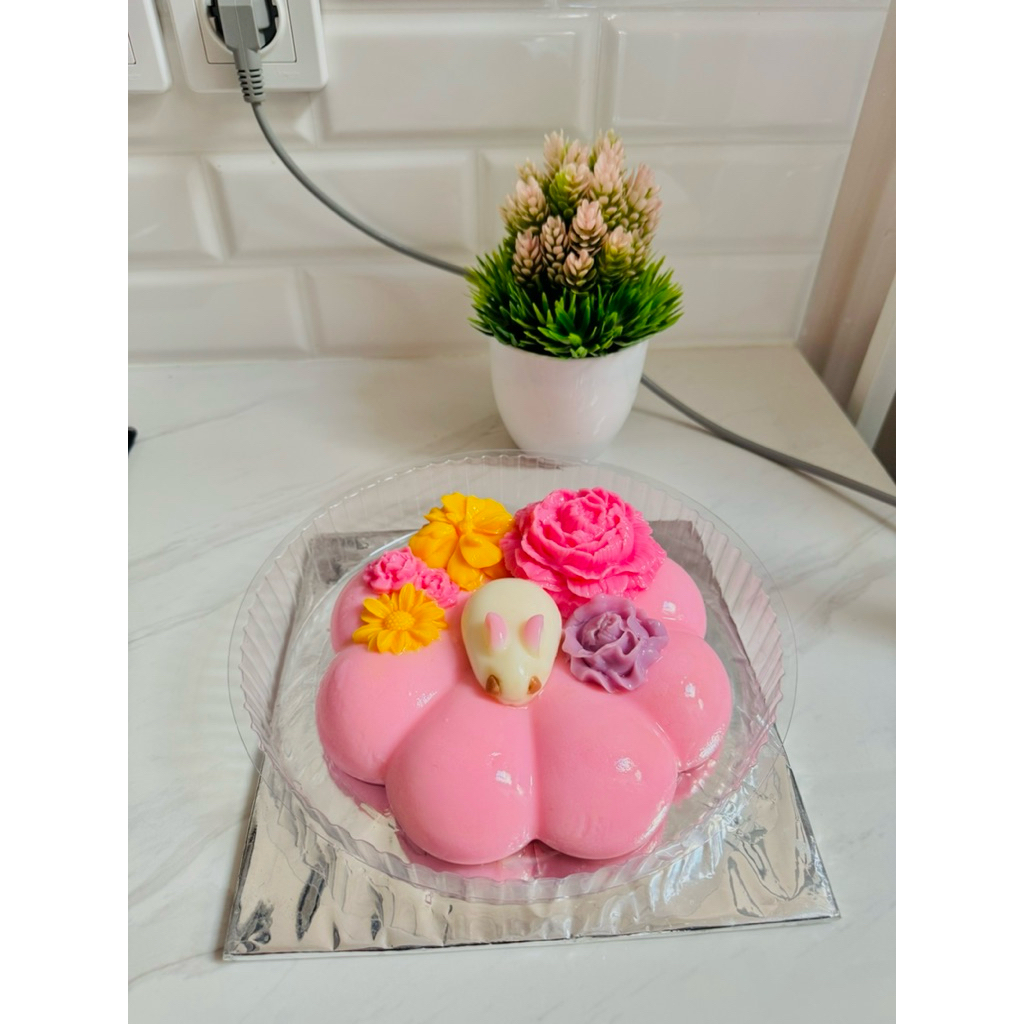 

Pudding Bunny | puding kelinci | puding tart | kue ultah