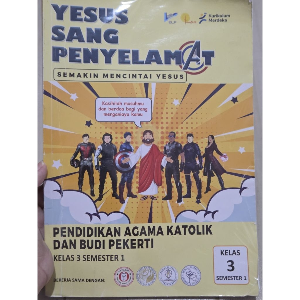preloved buku Yesus sang Penyelamat kelas 3 semester 1