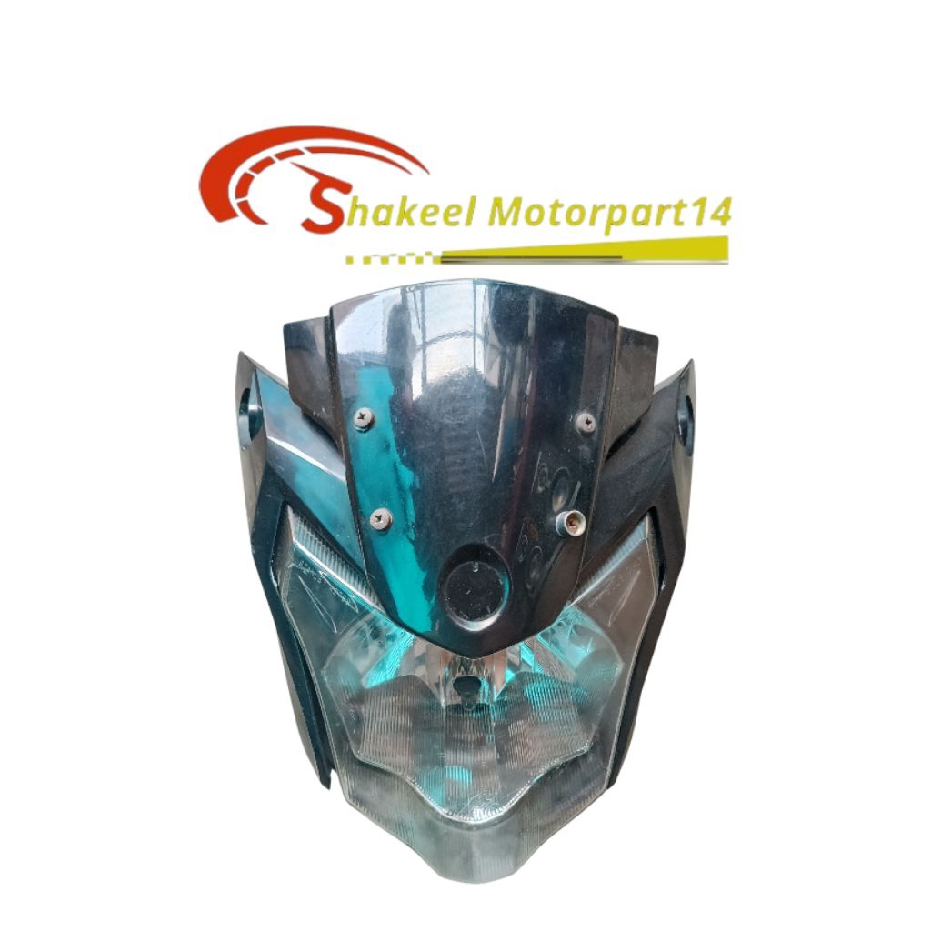reflektor batok lampu vixion new advance visor headlamp depan original copotan