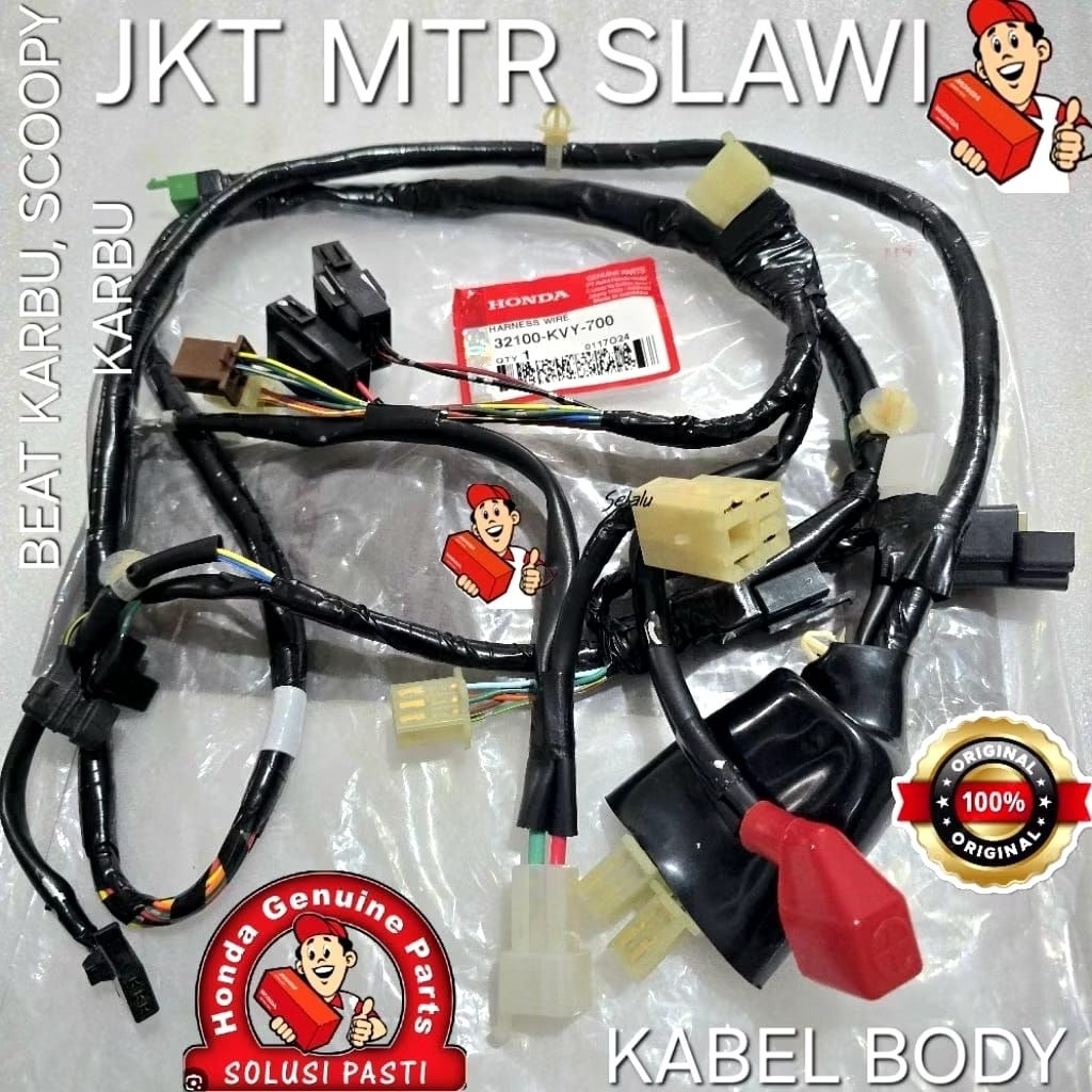 32100-KVY-700 kabel body, kabel speedometer atas beat karbu, scoopy karbu, asli honda ahm, ori