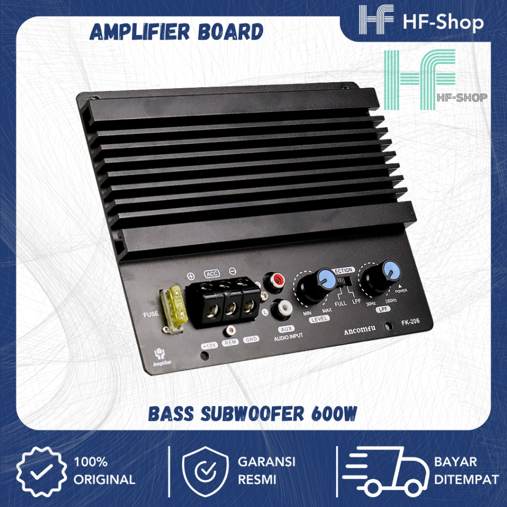 Power Amplifier Board Player Bass Subwoofer 600W