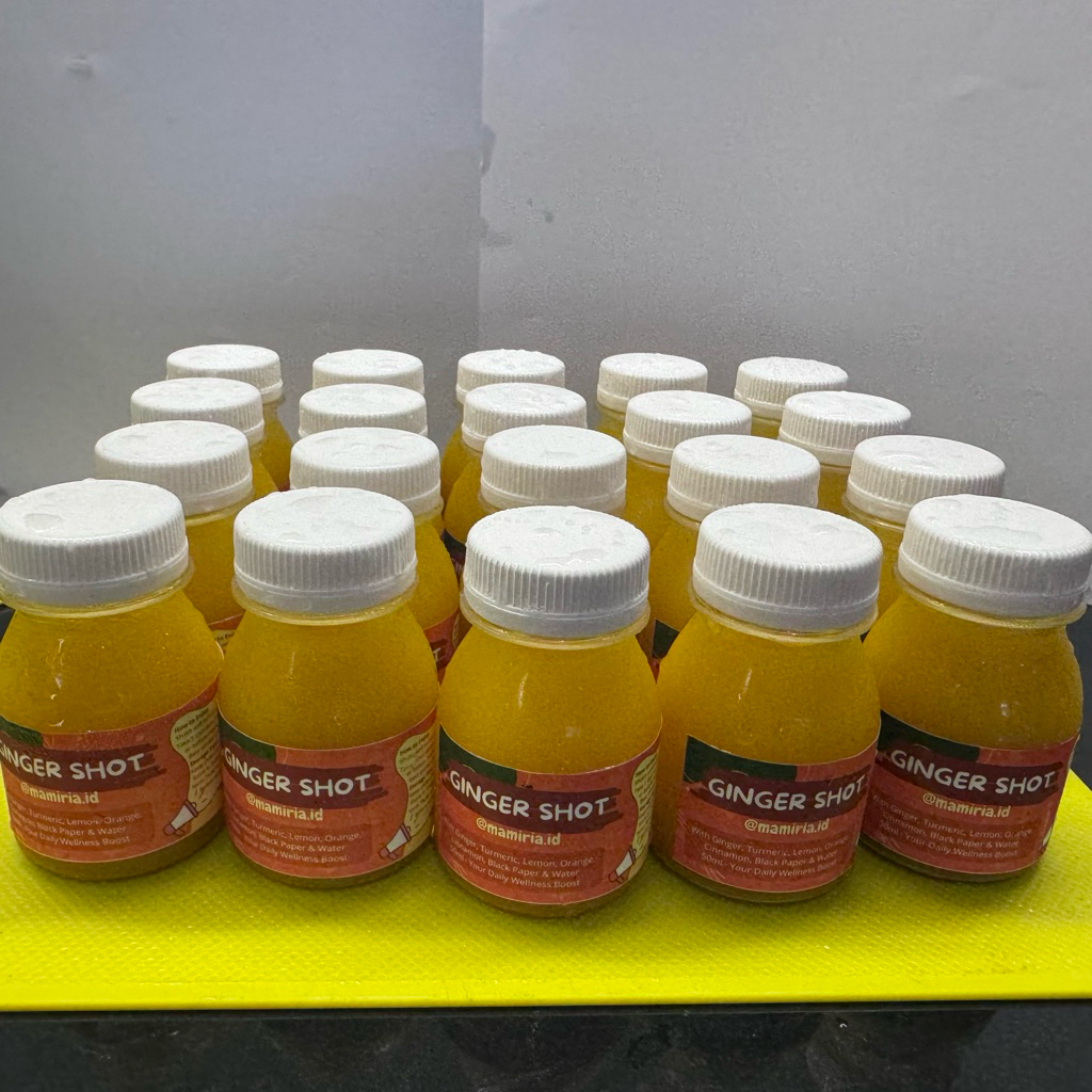 

WellnessDrink - Ginger Shot 50ml (Paket isi 20 Botol)