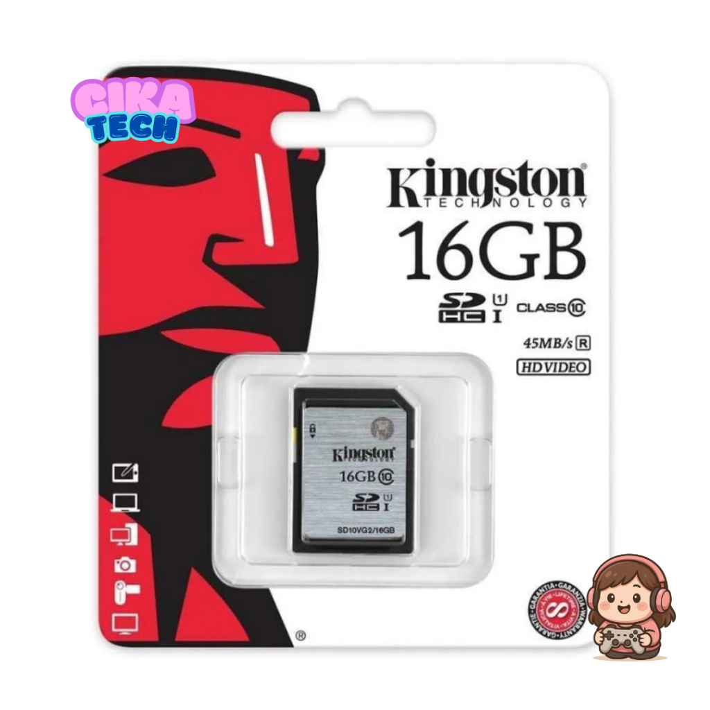 Kingston CARD 16G SD10VG2/16G
