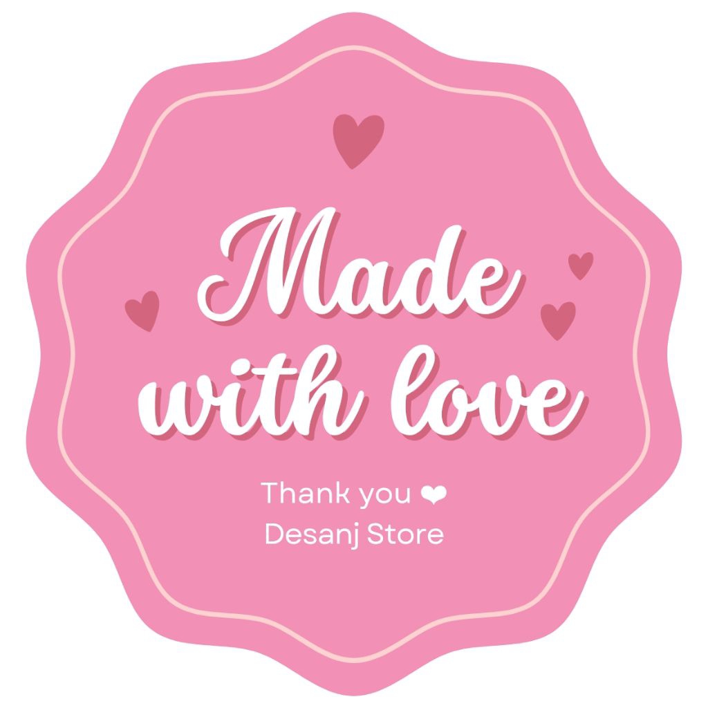 

sticker/label makanan, minuman, produk lainnya ukuran 3x3cm (request tulisan saja)