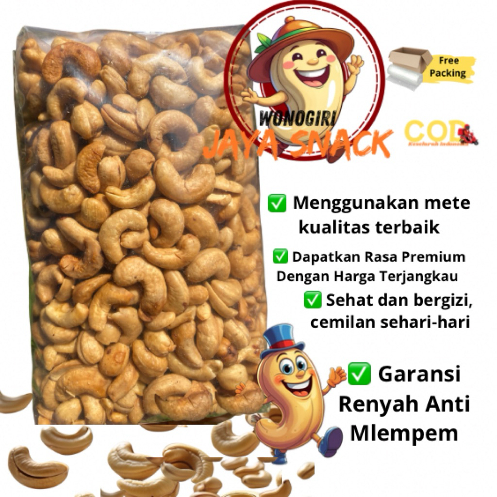 KACANG METE PANGGANG OVEN KACANG METE ASLI WONOGIRI