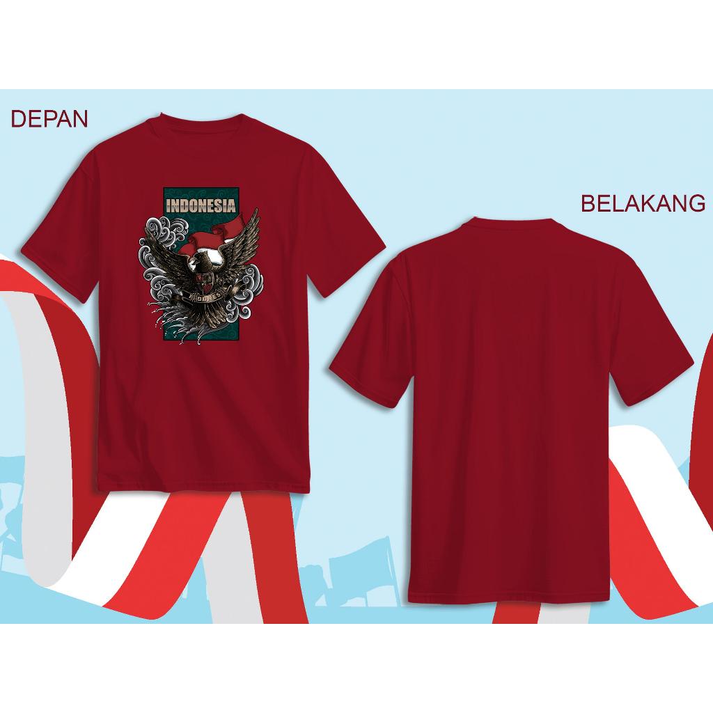 LuckZONE T-shirt | Kaos Atasan Pria | 17 Agustus Kemerdekaan Indonesia | Cotton Combed 30s