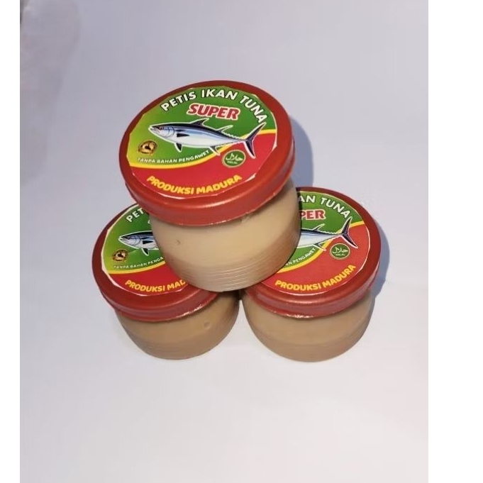 

DAPAT (3 BOTOL)PETIS SUPER IKAN TUNA ASLI MADURA, BERAT 100g