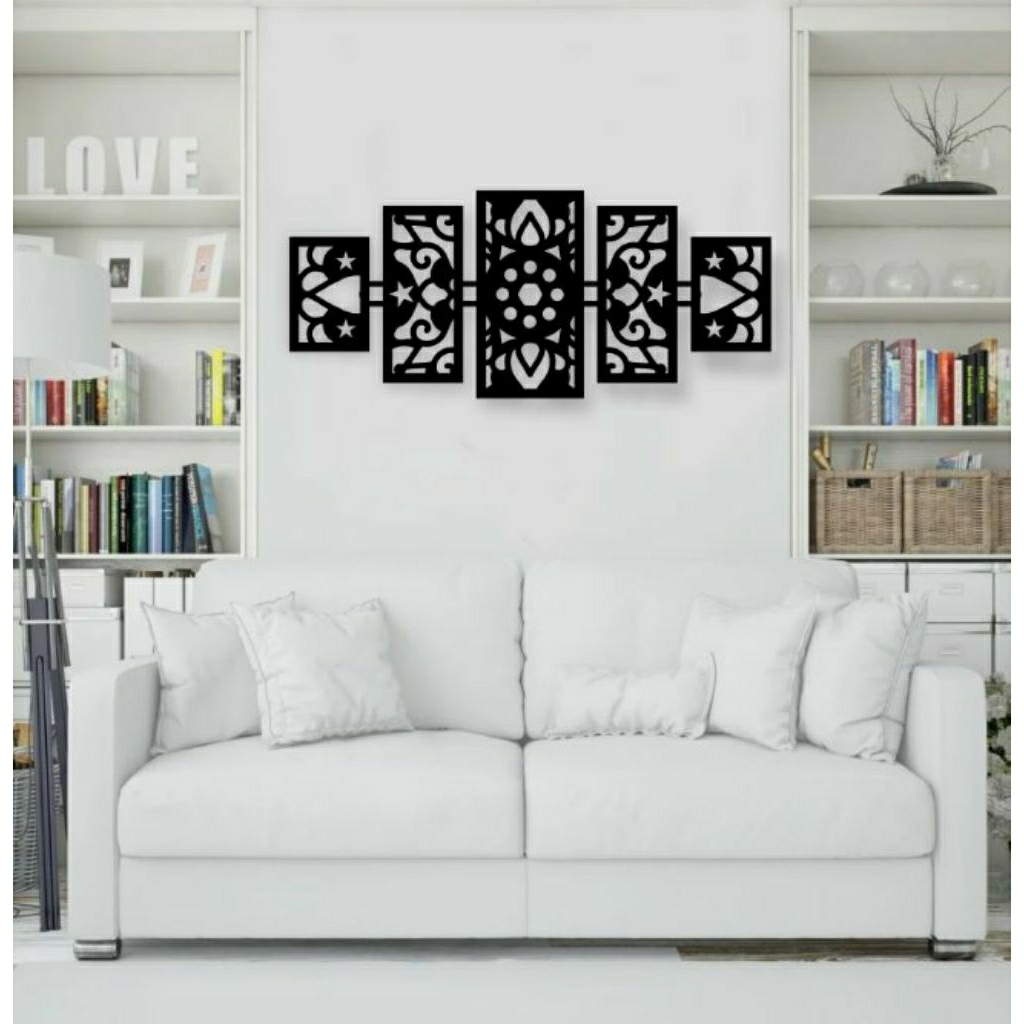 Hiasan dinding set - motif mandala
