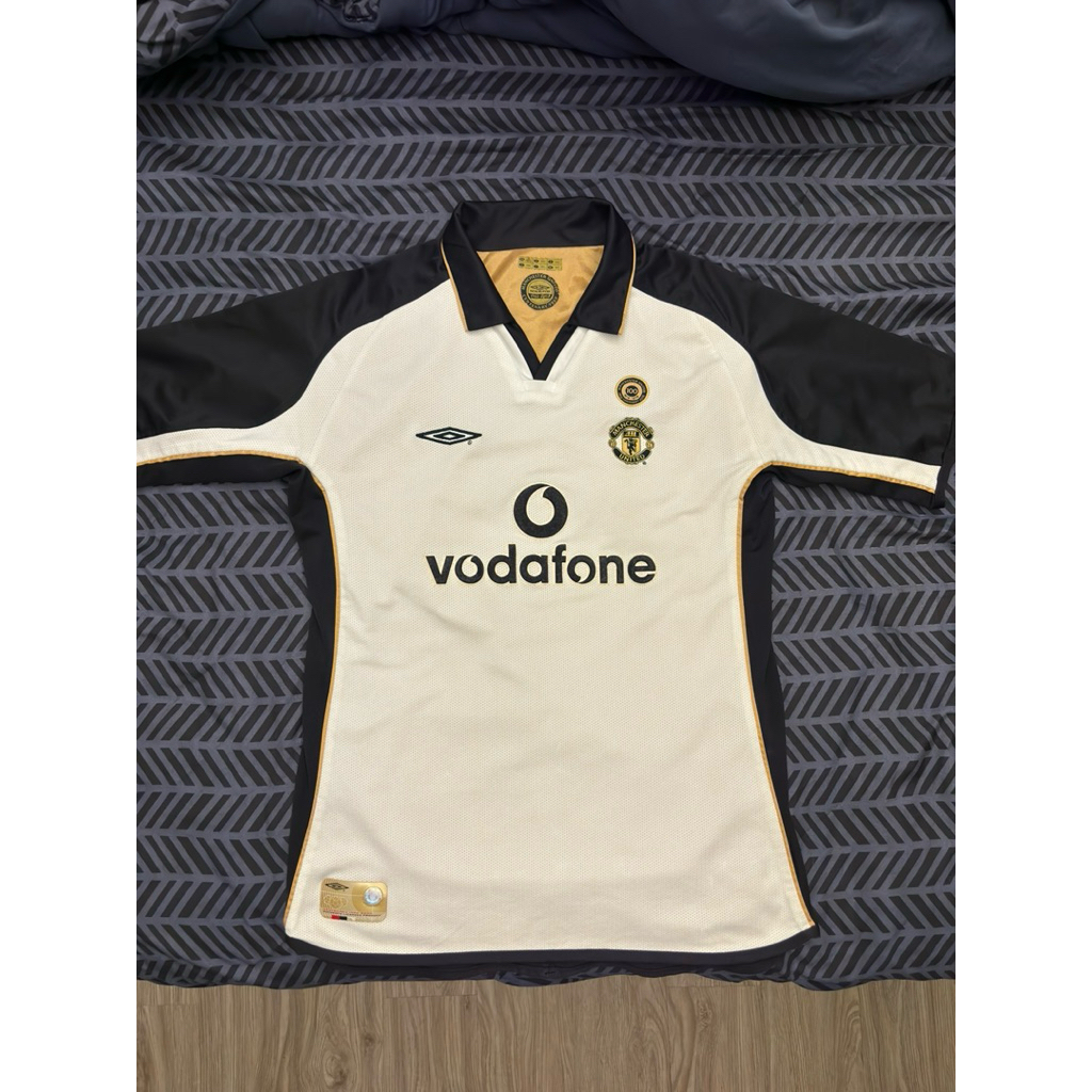 Jersey Manchester United MU Centenary 2001/02 Reversible Original Emyu Man United Man Utd Mufc Mance