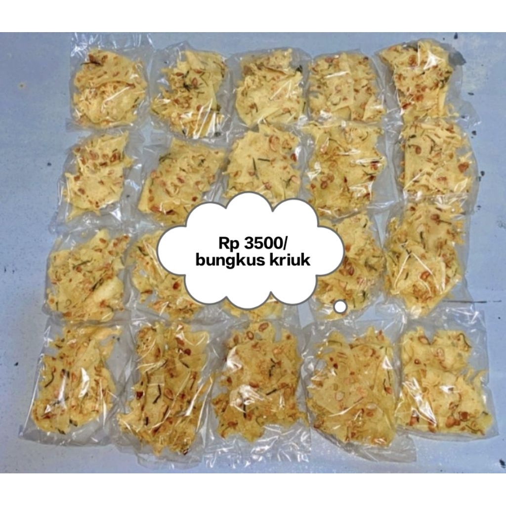 

Rempeyek Kriuk Cemilan murah