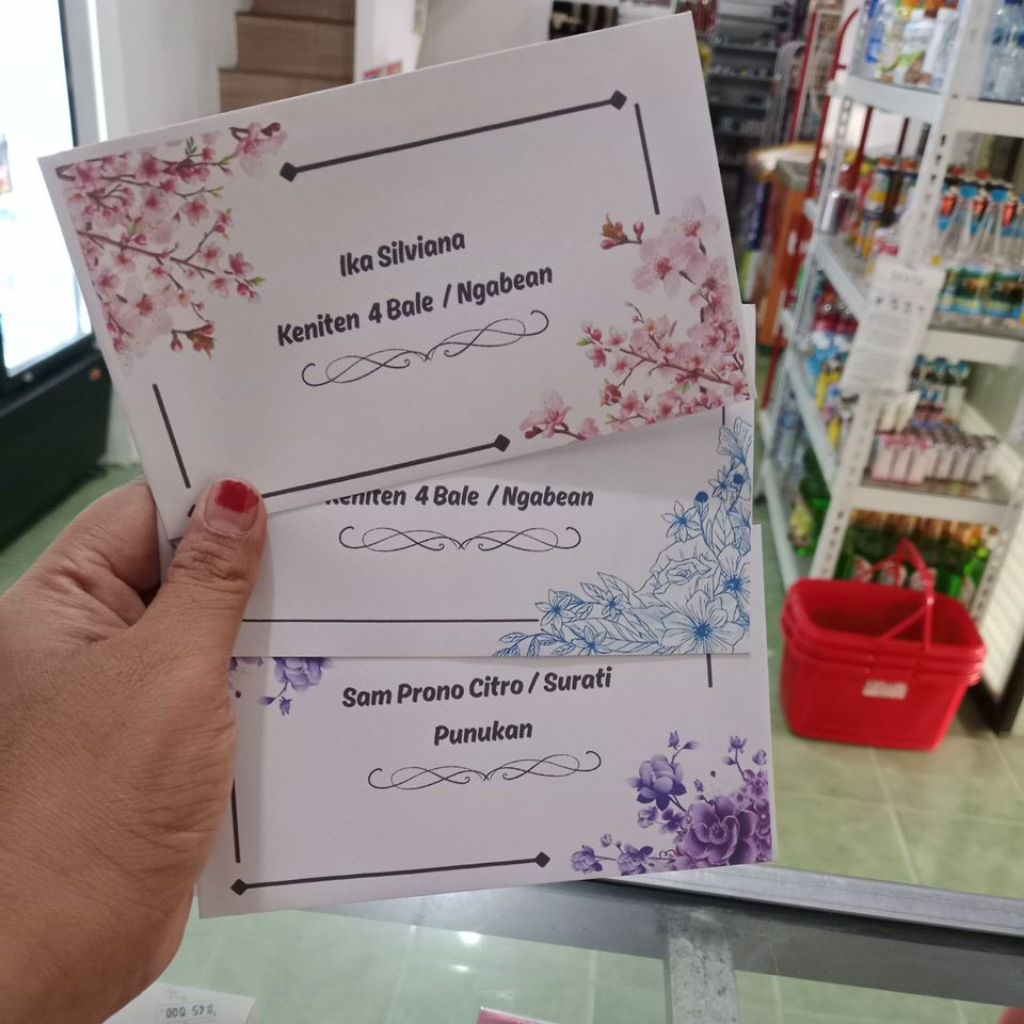 

AMPLOP UANG/ SUMBANGAN CUSTOME NAMA ISI 100BIJI(1PACK)