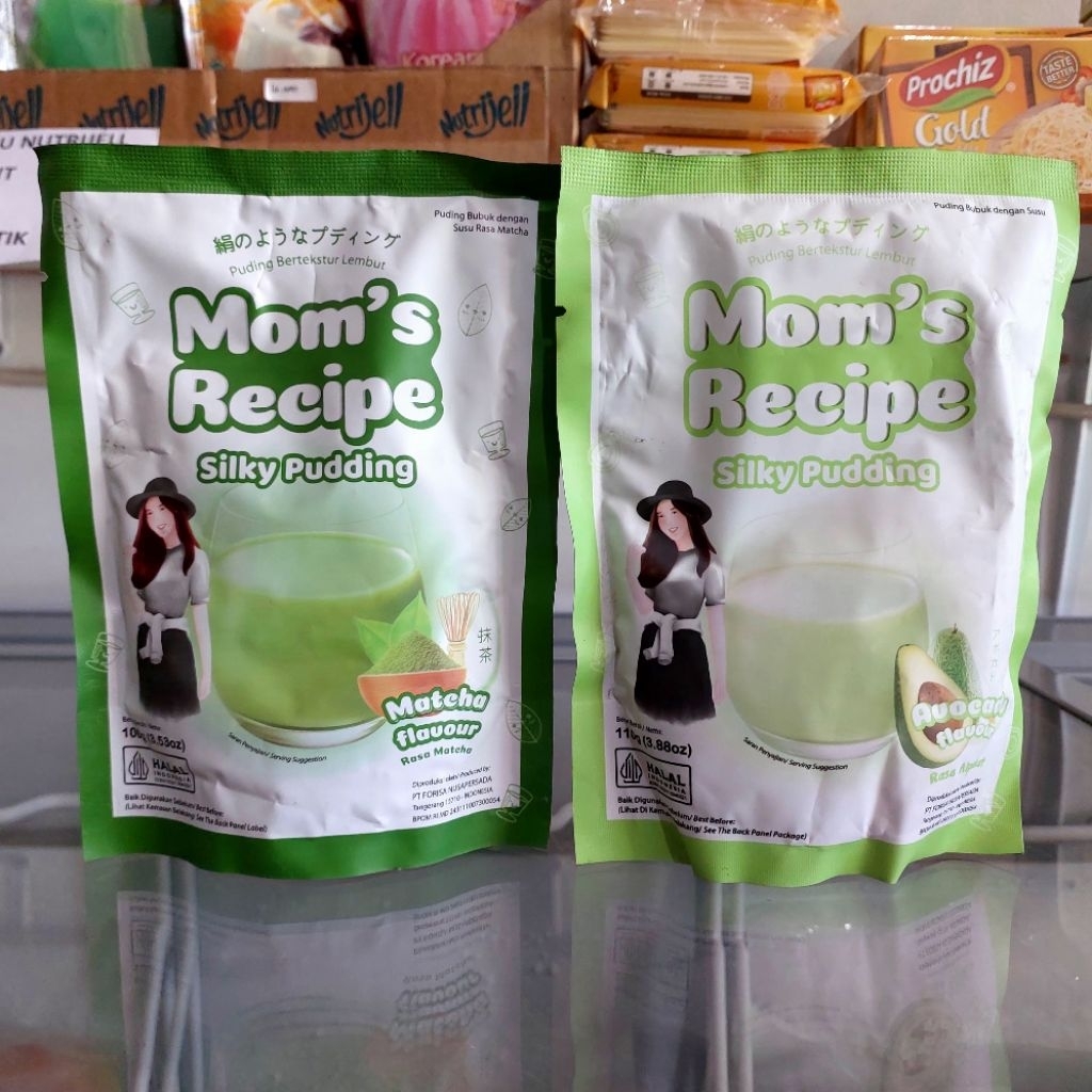 

Mom's Recipe Silky Pudding Matcha, Avocado