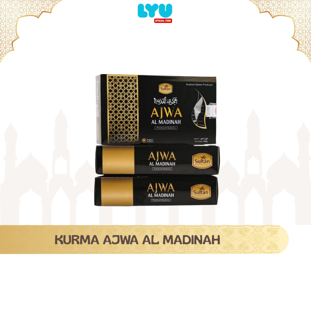 

Kurma Ajwa Al Madinah SULTAN 500gr | kurma nabi kualitas premium | 100% asli kurma ajwah madinah | tekstur lembut & legit | kaya antioksidan & serat alami | cocok untuk energi harian & berbuka puasa