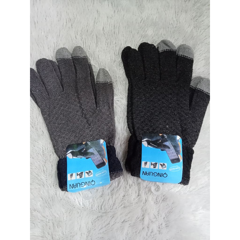 Sarung Tangan Motor Rajut/Sarung Tangan Motor Wanita.