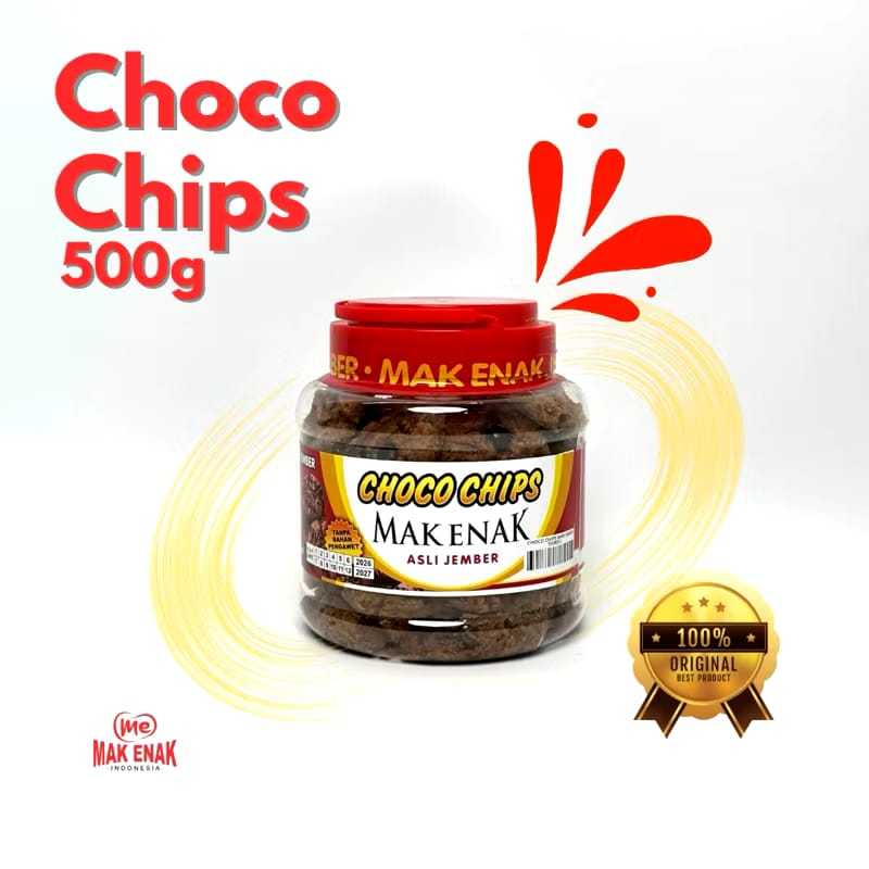 

CHOCO CHIPS ISI 500 GRAM ASLI MAK ENAK ASFAH MAKASSAR