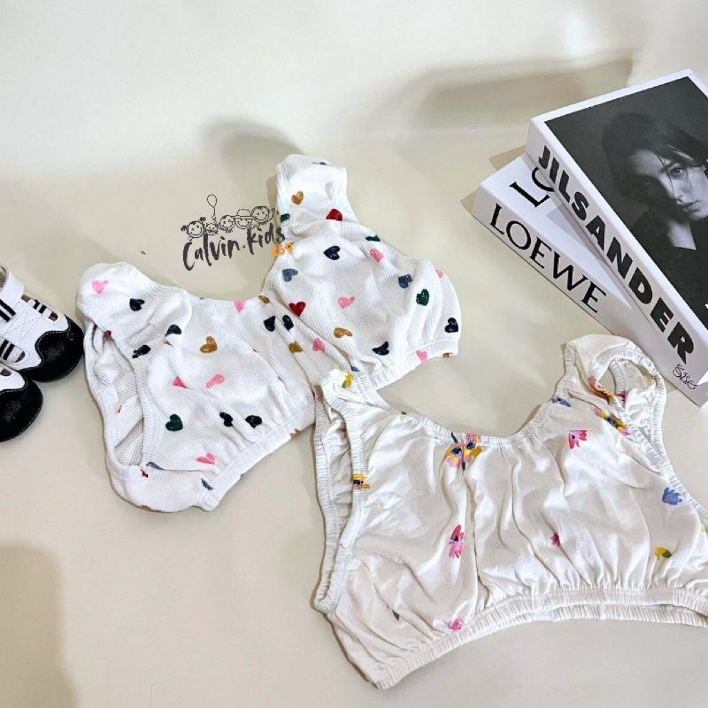 3 Pcs Miniset Kaos | Miniset Dewasa | BH Busui | BH Full Karet | BH Kerut Perempuan Muat Sampe BB 75