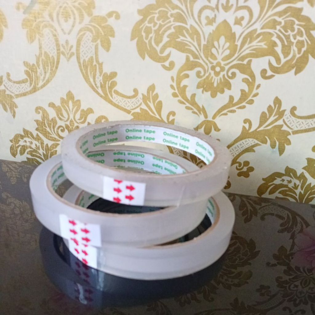 

1 biji lakban opp bening 12mm star tape / isolasi bening