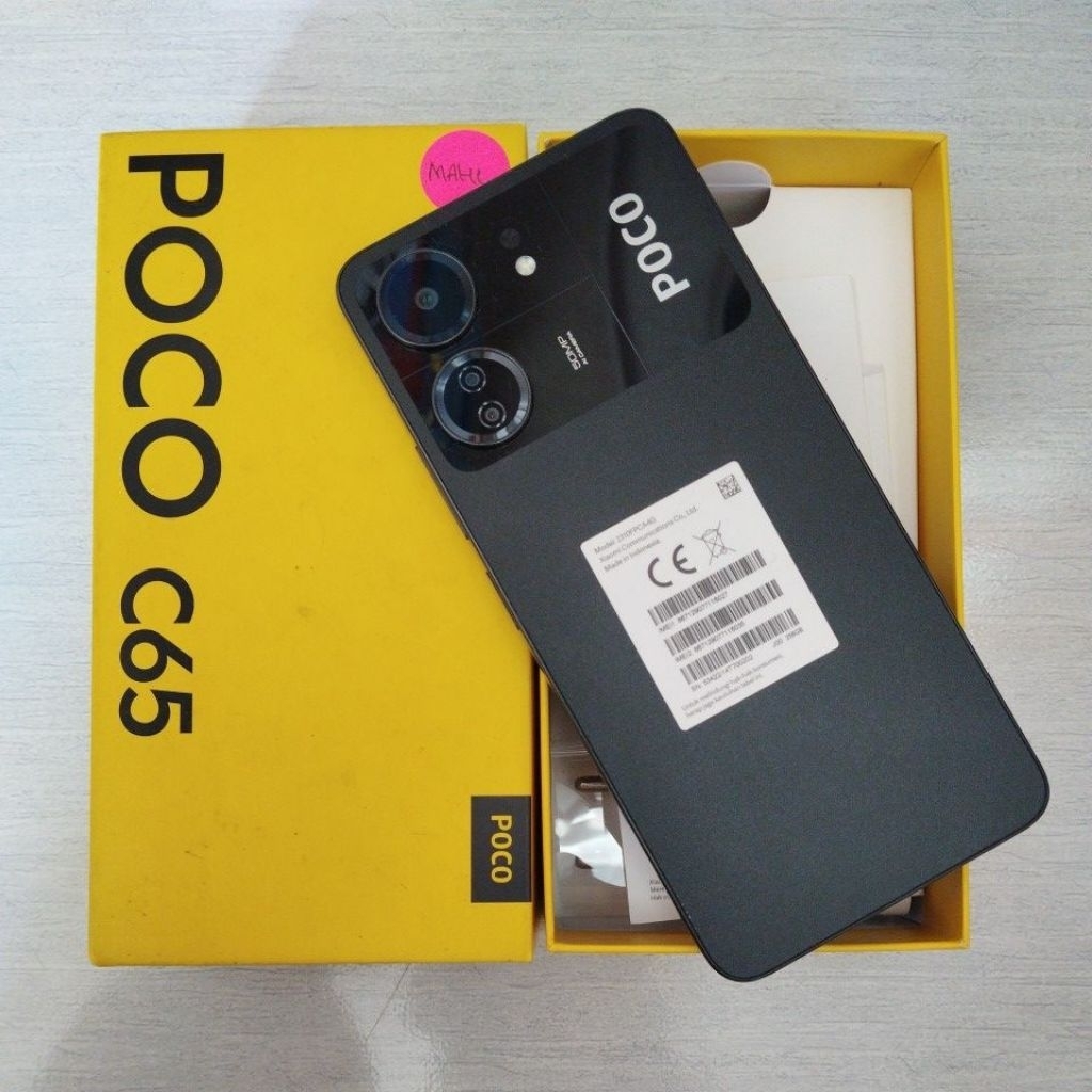 Second Poco C65 8/256GB Lengkap