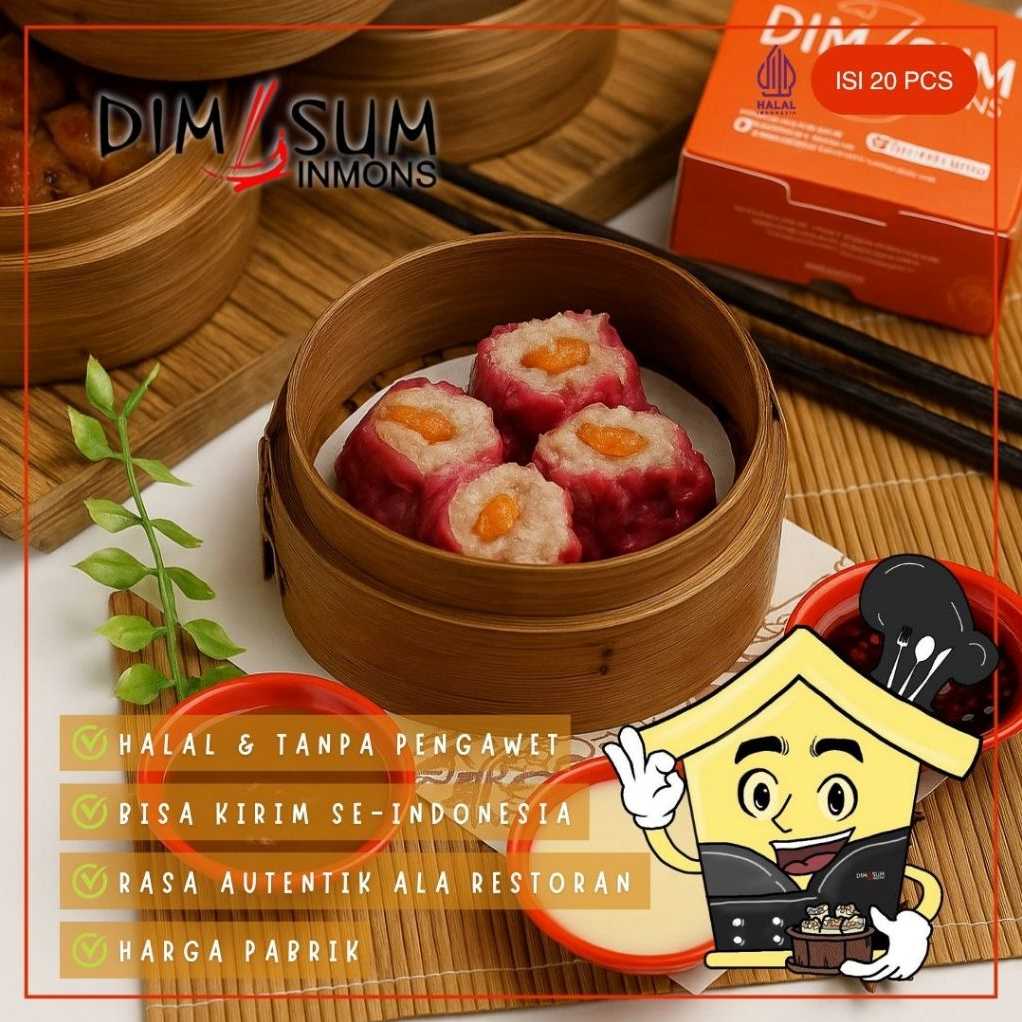 

Inmons DimSum Siomay Ayam Siceba (Cengek Domba) Halal 20 pcs Frozen Premium