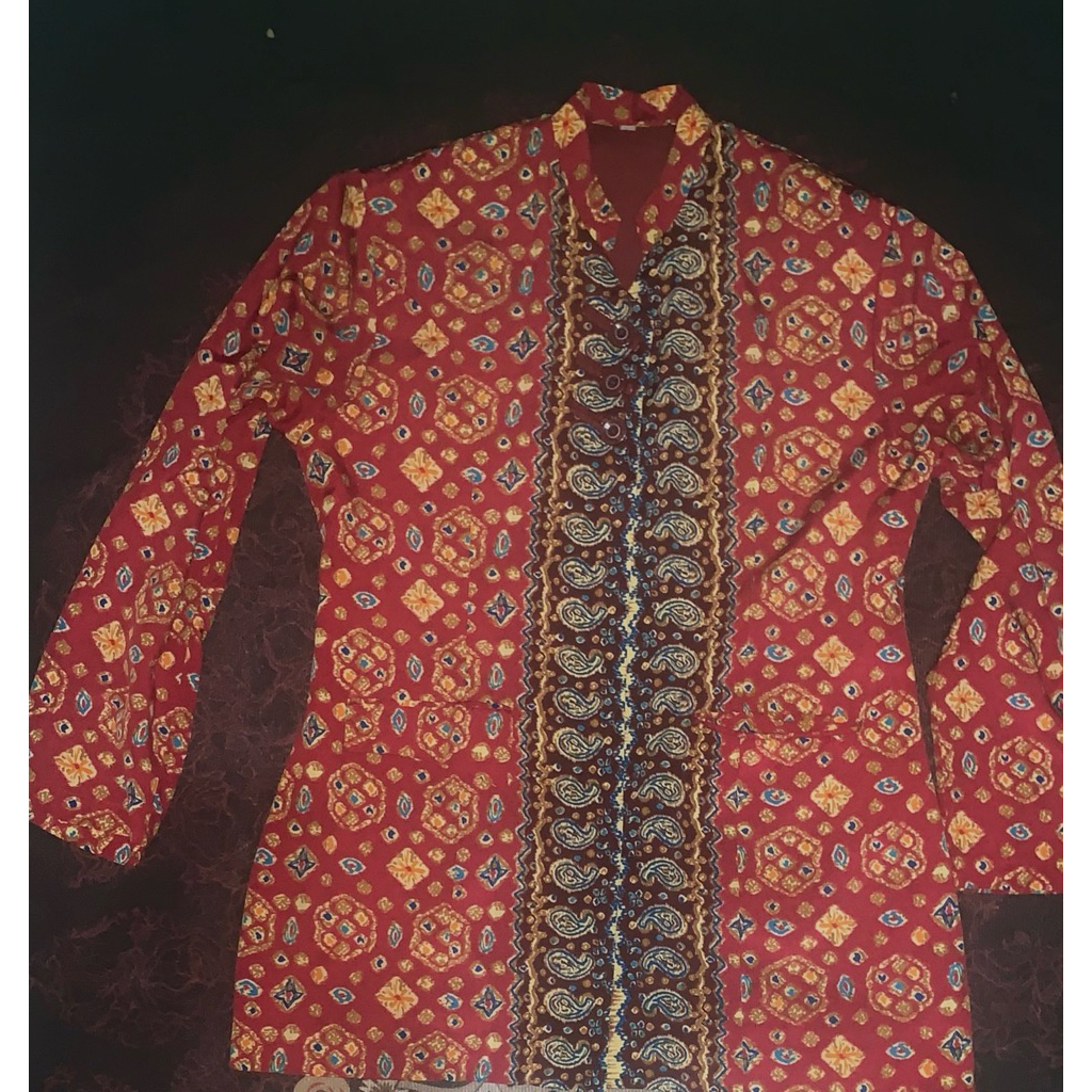 kemeja batik wanita lengan panjang