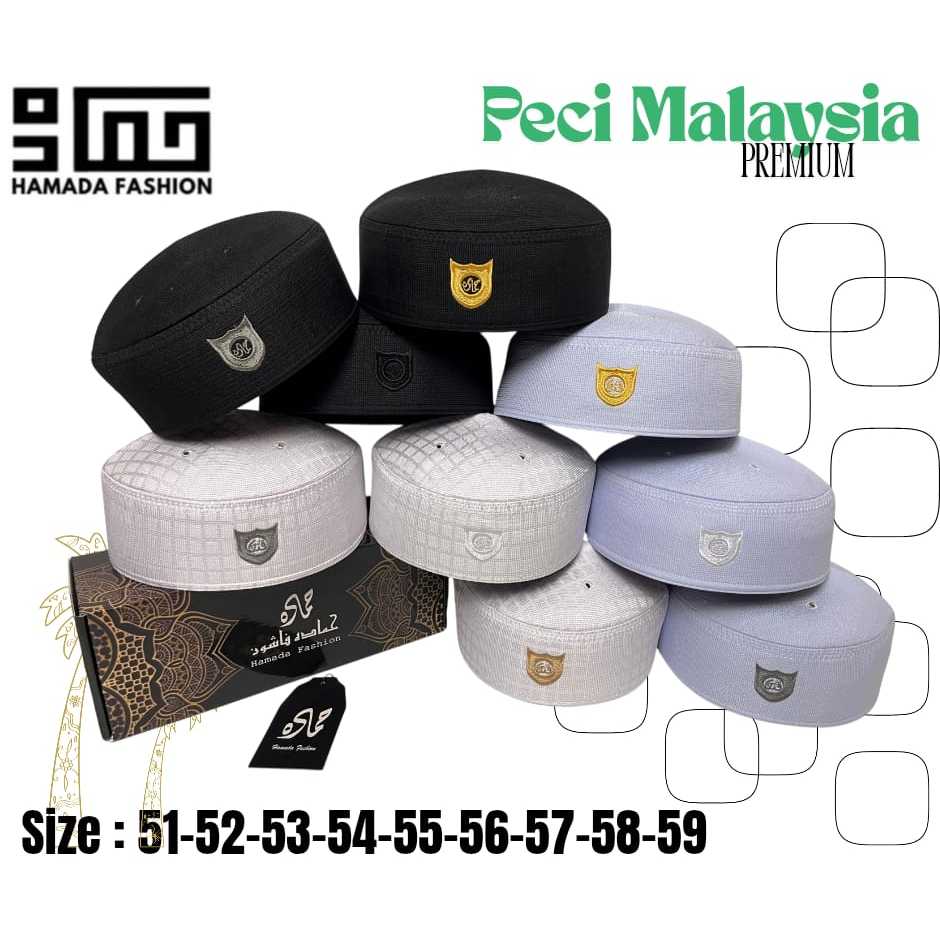 PECI MALAYSIA PREMIUM, PECI MALAYSIA ORIGINAL BY HAMADA FASHION, PECI MELAYU, PECI HAJI, PECI MADINA