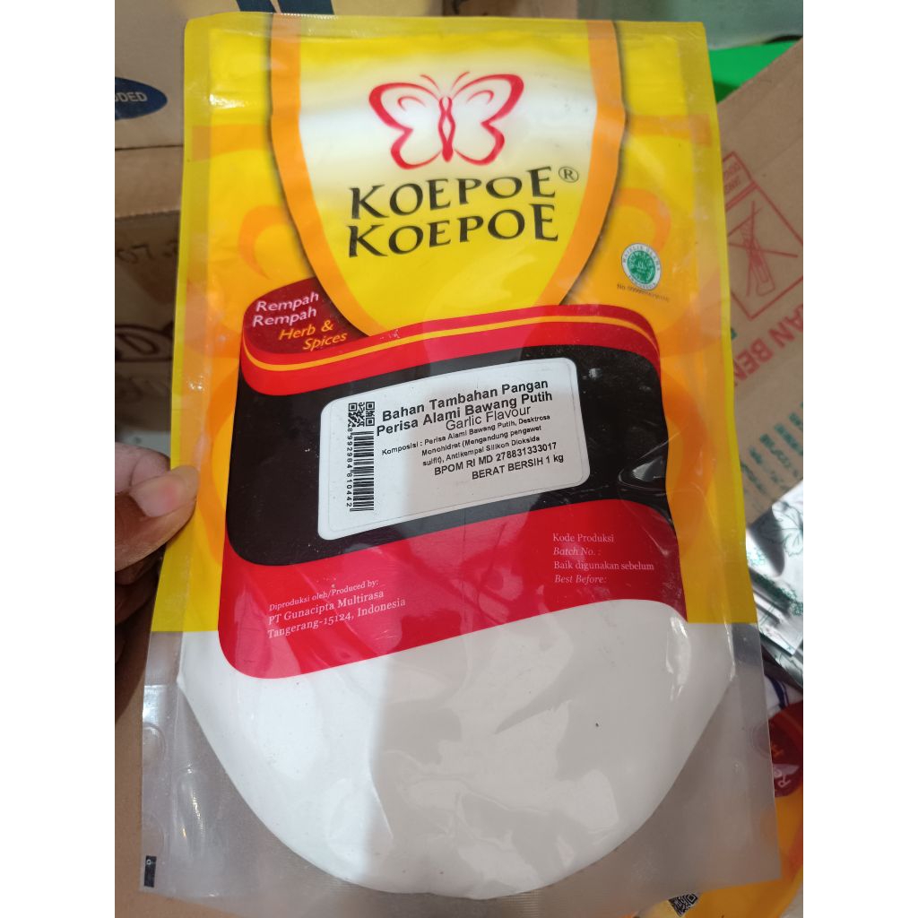 

Koepoe Koepoe Perisa Alami Bawang Putih 1kg
