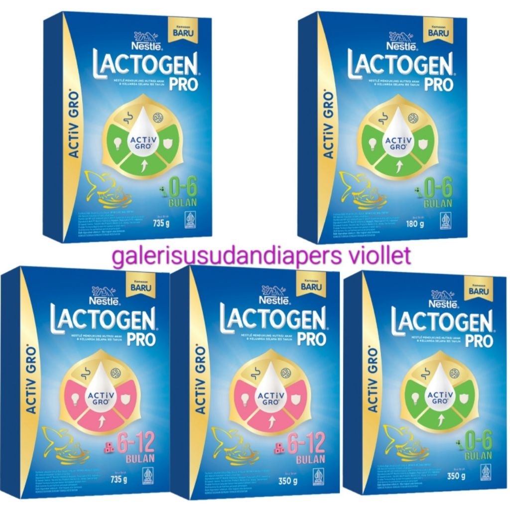 lactogen 0-6 bulan/6-12 bulan 180gr/350gr/735gr