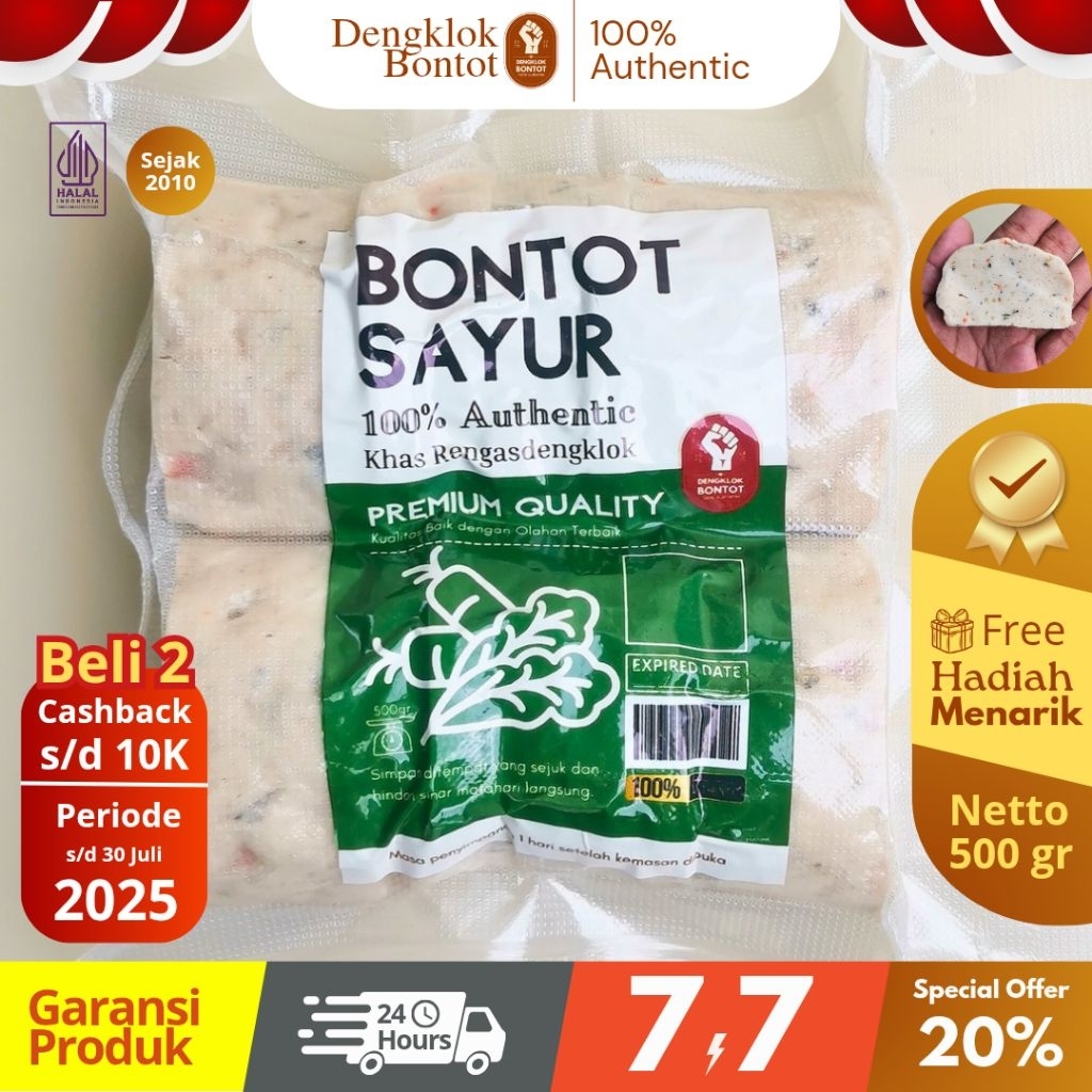 

Bontot Sayur - Ikan Khas Rengasdengklok | 100% Authentic Asli Karawang