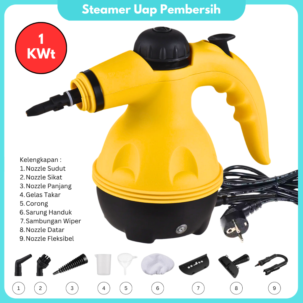 Uap Pembersih Steam Cleaner Mesin Uap Pembersih Rumah Heat Steam Uap Portable Mesin Steam Cleaner