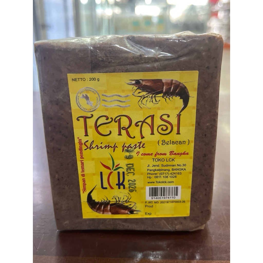 

Terasi Belacan Udang Rebon 250 g Asli Bangka Dari Toko LCK