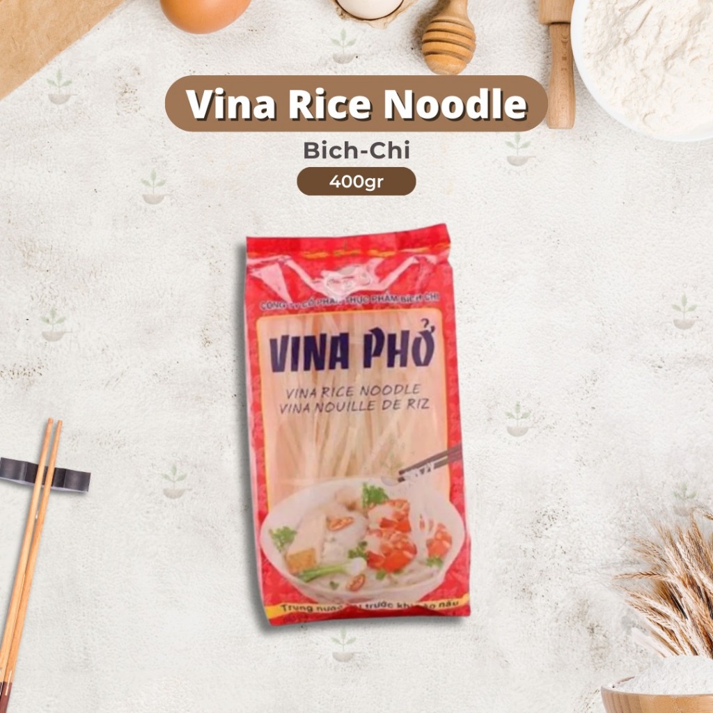 

Vina Pho Rice Noodle Vietnam 400 gram - Kwetiaw Mie Beras - Kwetiau Tipis Vietnam Pho Soup Vietnamese