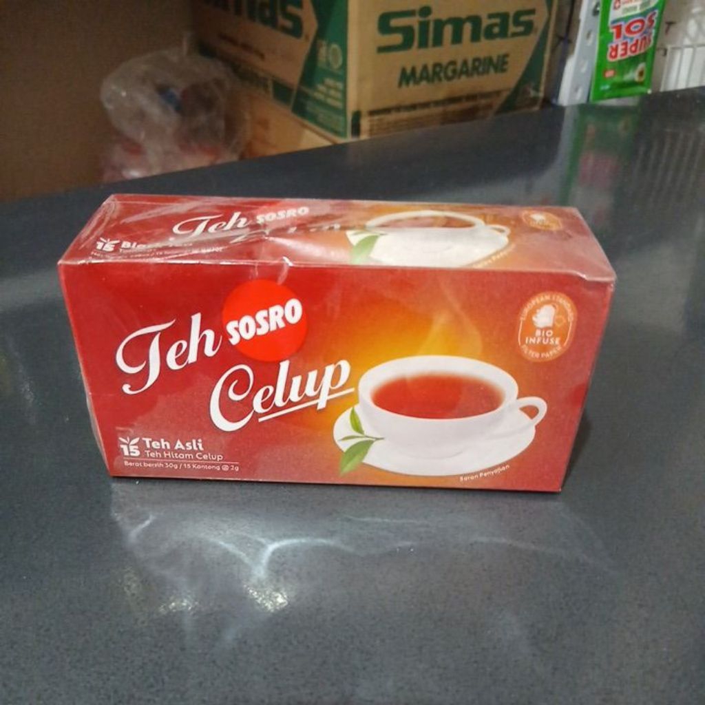 

Teh Celup Sosro 30g – Aroma Harum & Rasa Teh Asli | Nikmat Diseduh Panas atau Dingin