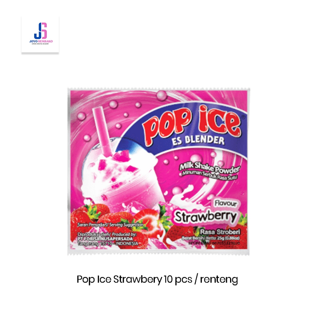 

POP ICE RASA STRAWBERY 10 PCS