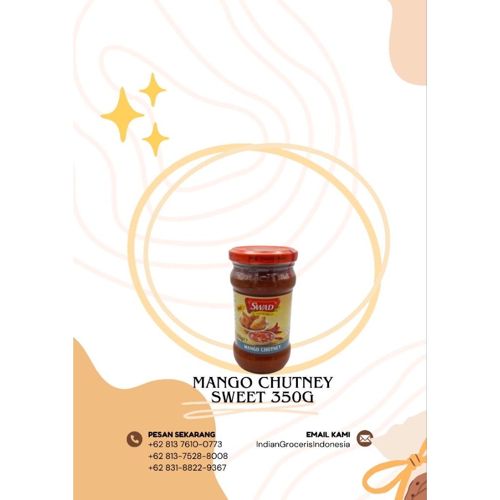 

swad mango chutney sweet 350g