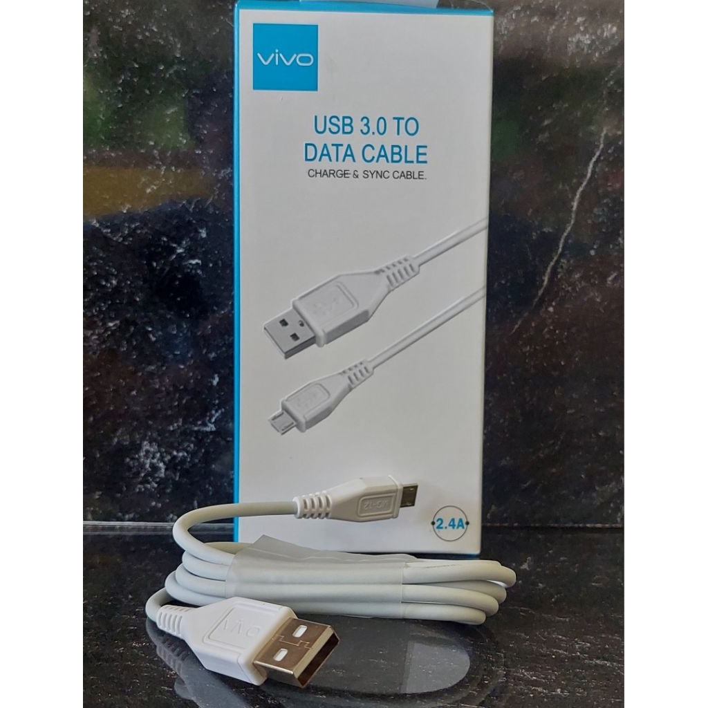 KABEL DATA VIVO MICRO USB ORIGINAL 100 Y12  Y15 Y17 Y91 Y95 DATA CABLE