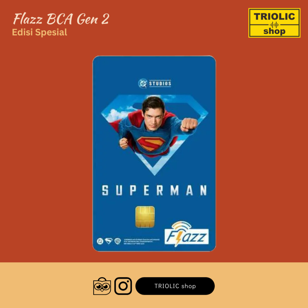 Flazz BCA Gen 2 Edisi Spesial Superman
