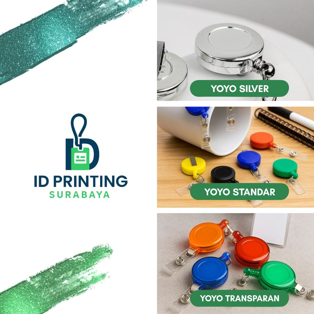 

Yoyo ID Card Gantungan ID Card Holder Lanyard Yoyo Tarik