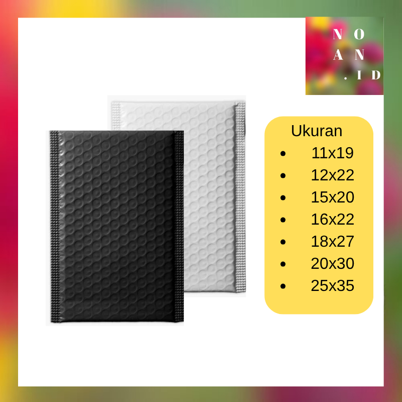 

Bubble Mailer / Polybubble Hitam Putih berbagai Ukuran