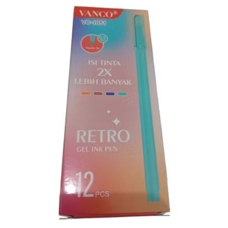 

alat tulis Bollpen VANCO VC-1051 isi tinta 2× lebih banyak 0.5mm/pcs