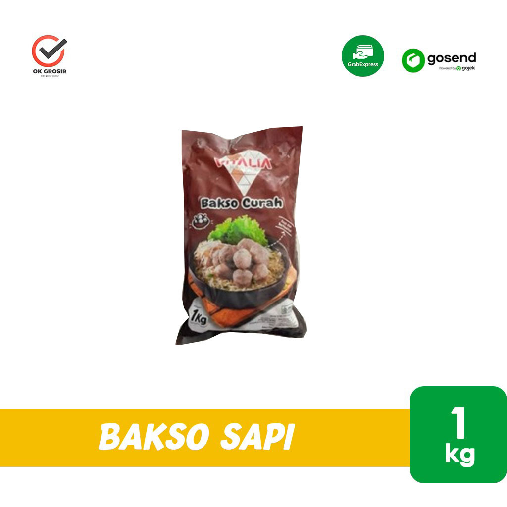 

VItalia Bakso Sapi Curah 1kg (KHUSUS INSTANT)