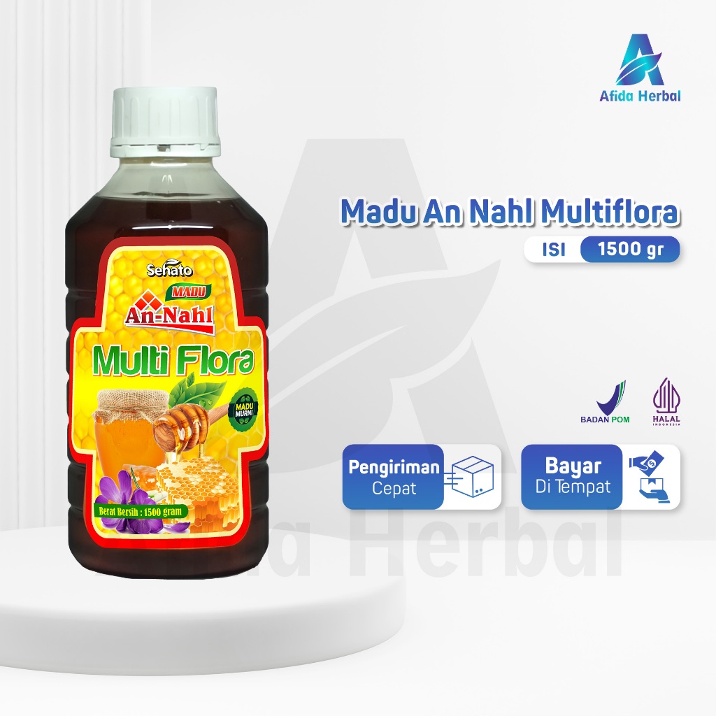 

An Nahl - Madu Murni Multiflora Sehato isi 1500 gr