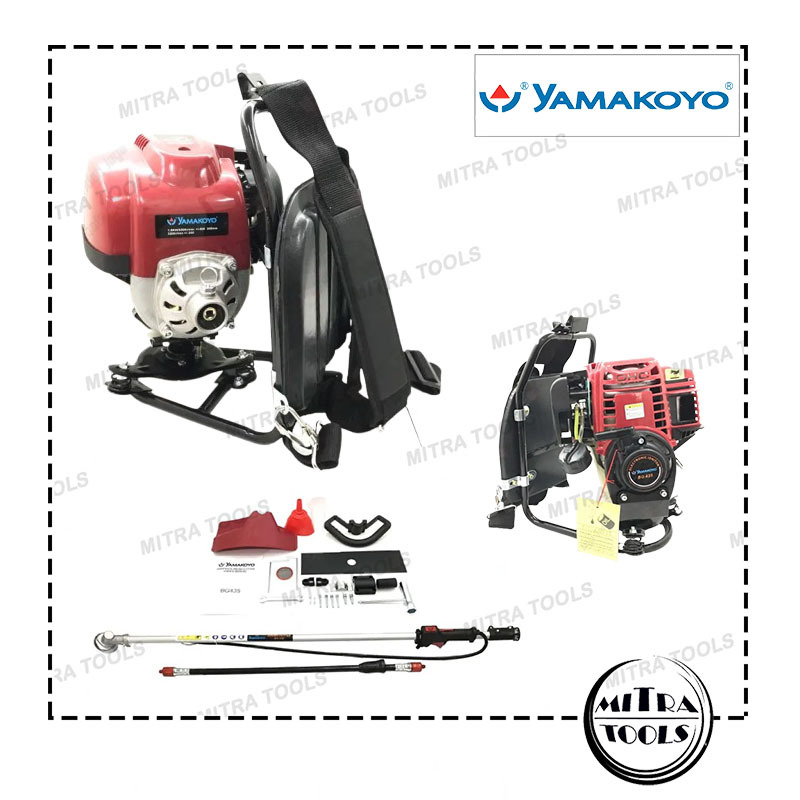 Mesin Potong Rumput Bensin YAMAKOYO BG 435 Original Brush Cutter 4 Tak Mesin Potong Rumput Gendong
